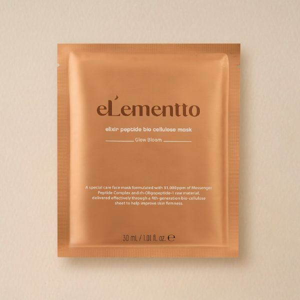 ★MD추천 신상품★ 글로우블룸 엘레멘토 엘릭시르  펩타이드 바이오 셀룰로오스 마스크팩 30ml